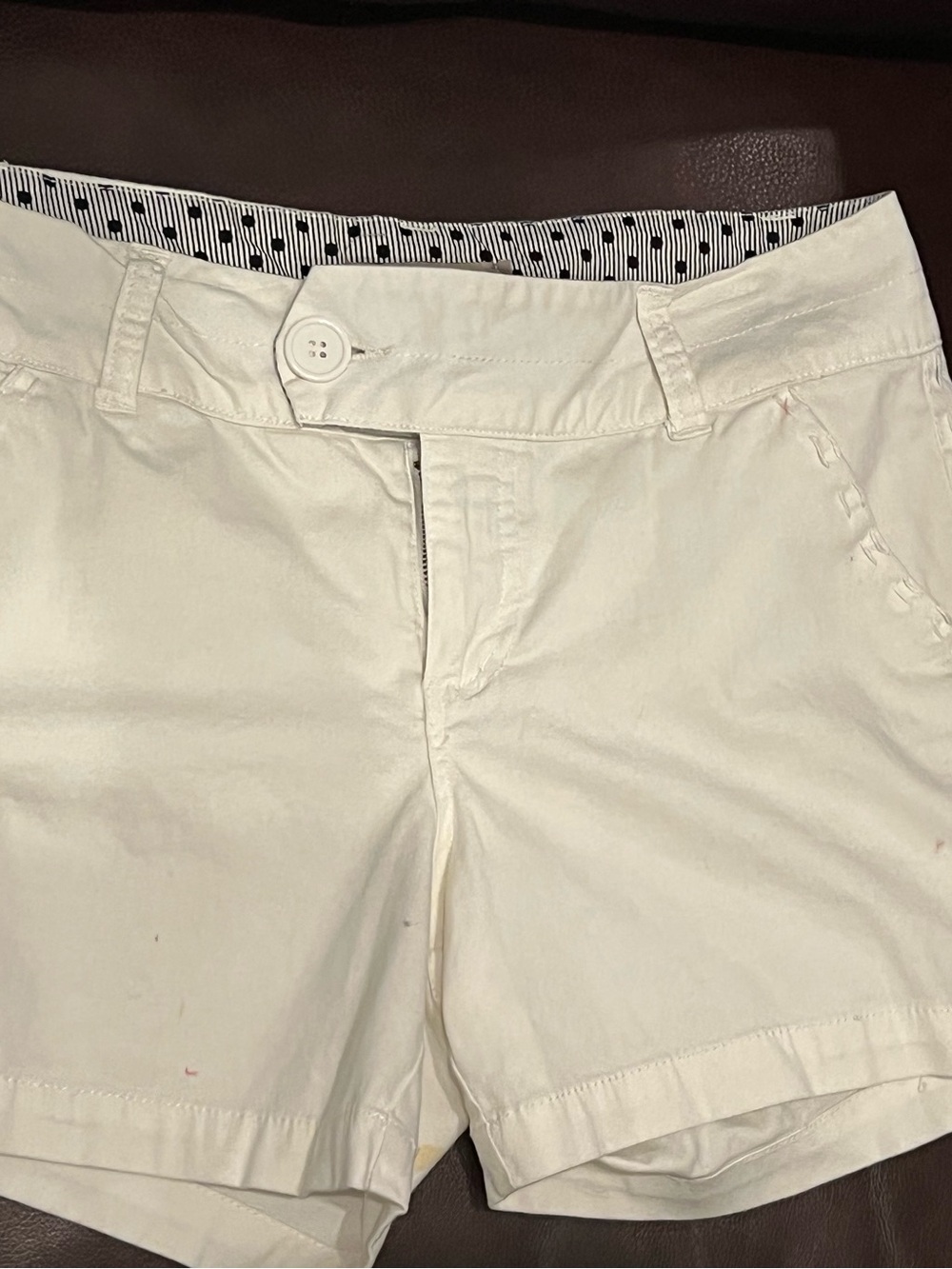 Blue Epic White Denim Shorts – Size 10